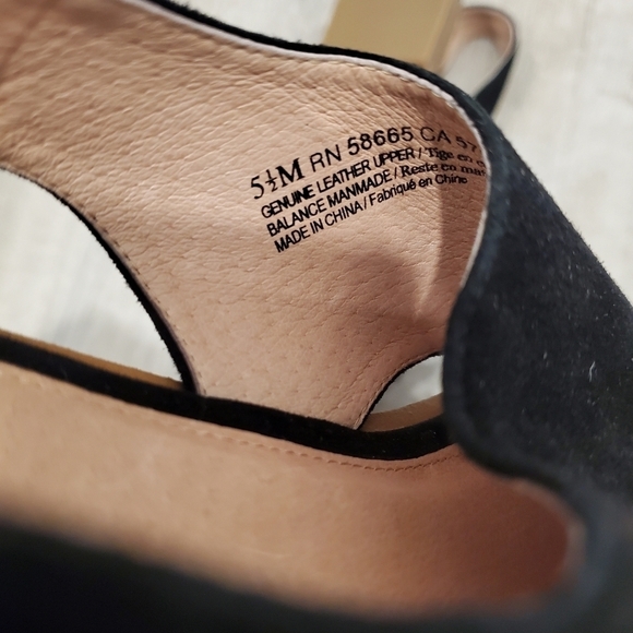 NEW Caslon Marrlows Black Slingback Sandal - Picture 4 of 5